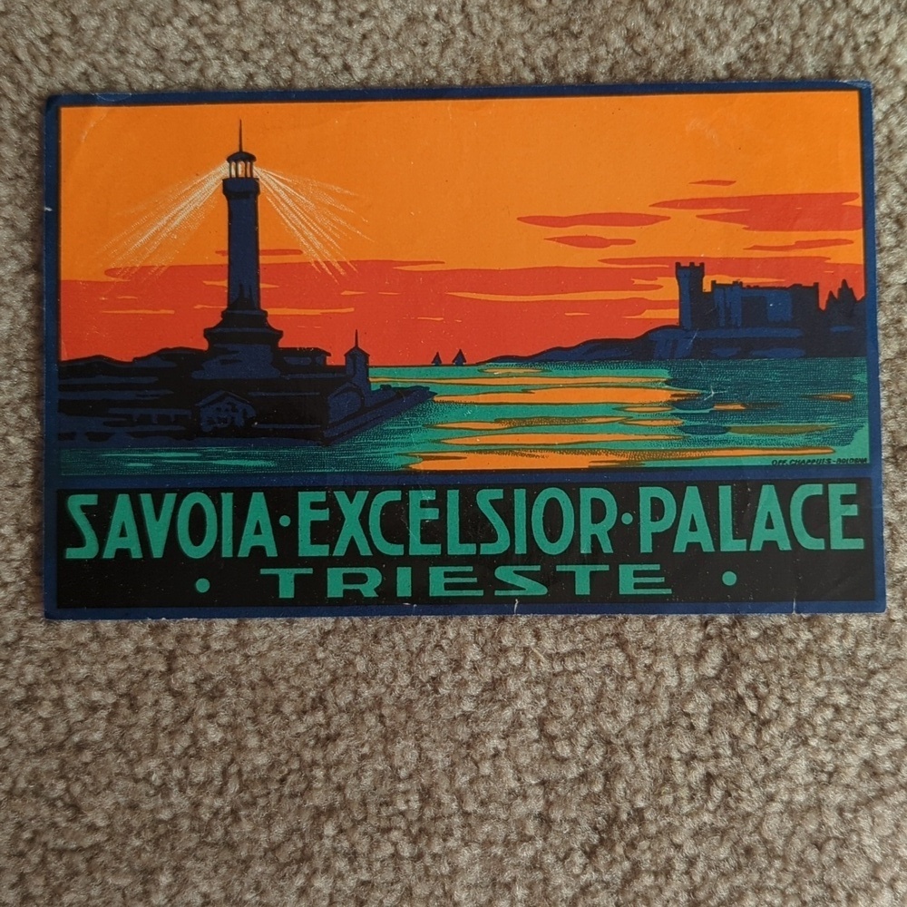Large Steamer Trunk Labels - Picture 5 of 6